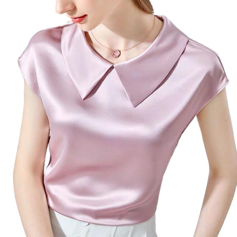 Silk Blouse - Elegante Damenhemden aus Eisseide, Plus-Size-Oberteile aus