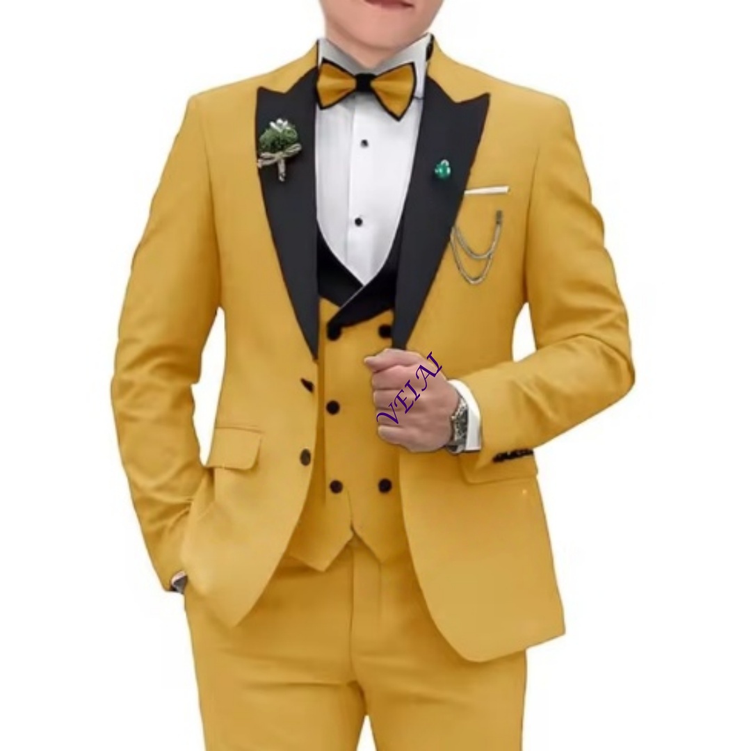 Formal Dress - Formeller Jungenanzug, Hochzeits-Smoking, 3-teiliges Set, Kinder-Blazer,