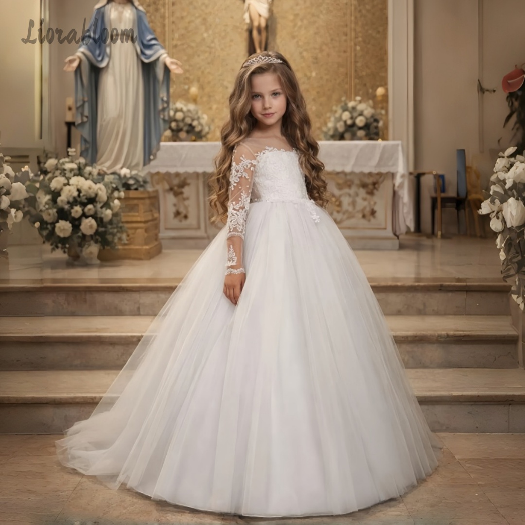 Mädchen-Spitzen-Hochzeitskleid – Formal Skirt Bewertung und Preis