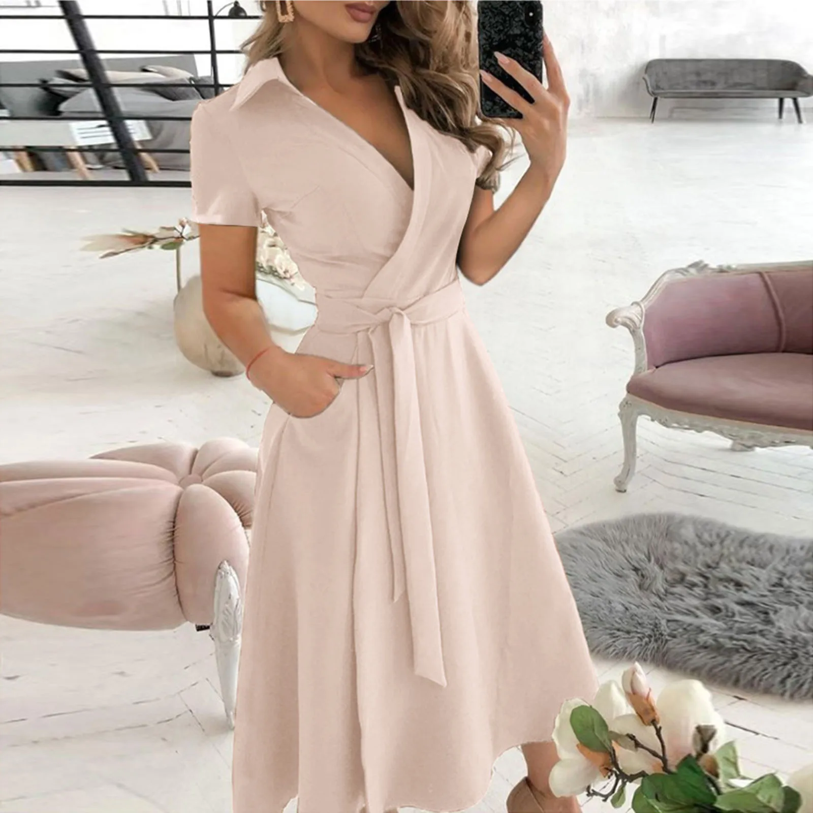 Frühling Sommer Mode Büro Gera – Women'S Red Formal Wear Bewertung und Preis