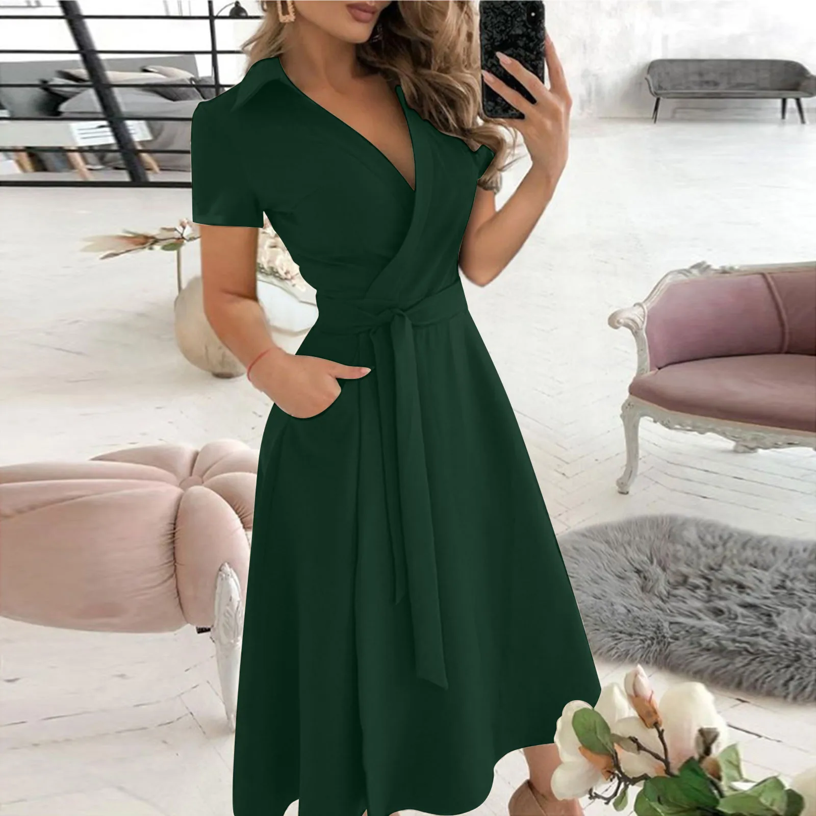 Frühling Sommer Mode Büro Gera – Women'S Red Formal Wear Bewertung und Preis