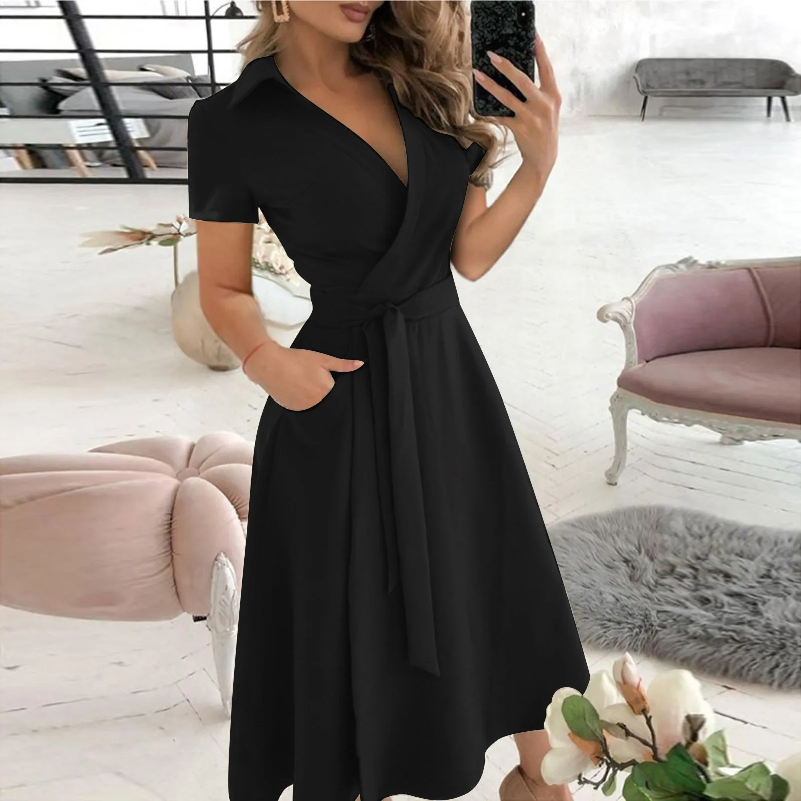 Frühling Sommer Mode Büro Gera – Women'S Red Formal Wear Bewertung und Preis