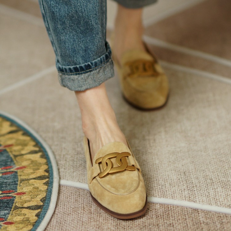 Wildleder Leder Frauen Loafers – Womens Heels Bewertung und Preis
