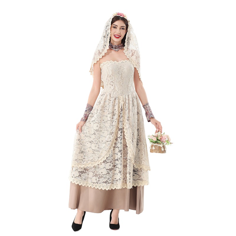 Vintage-Spitzen-Maxikleid für  – Lace Dress Bewertung und Preis