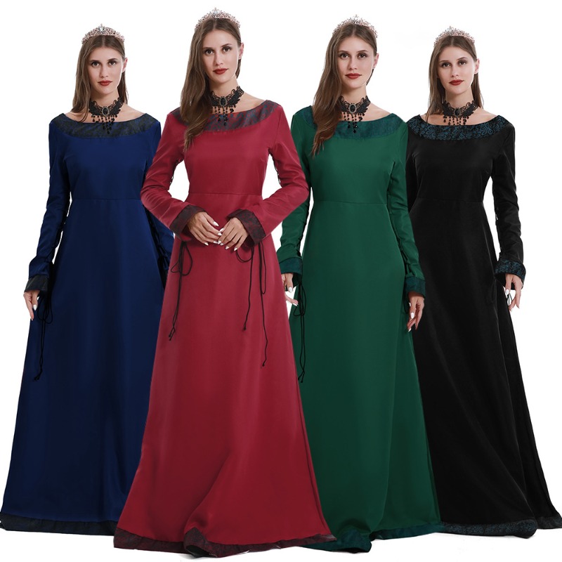 Damen Mittelalterliches Langes – Lace Dress Bewertung und Preis