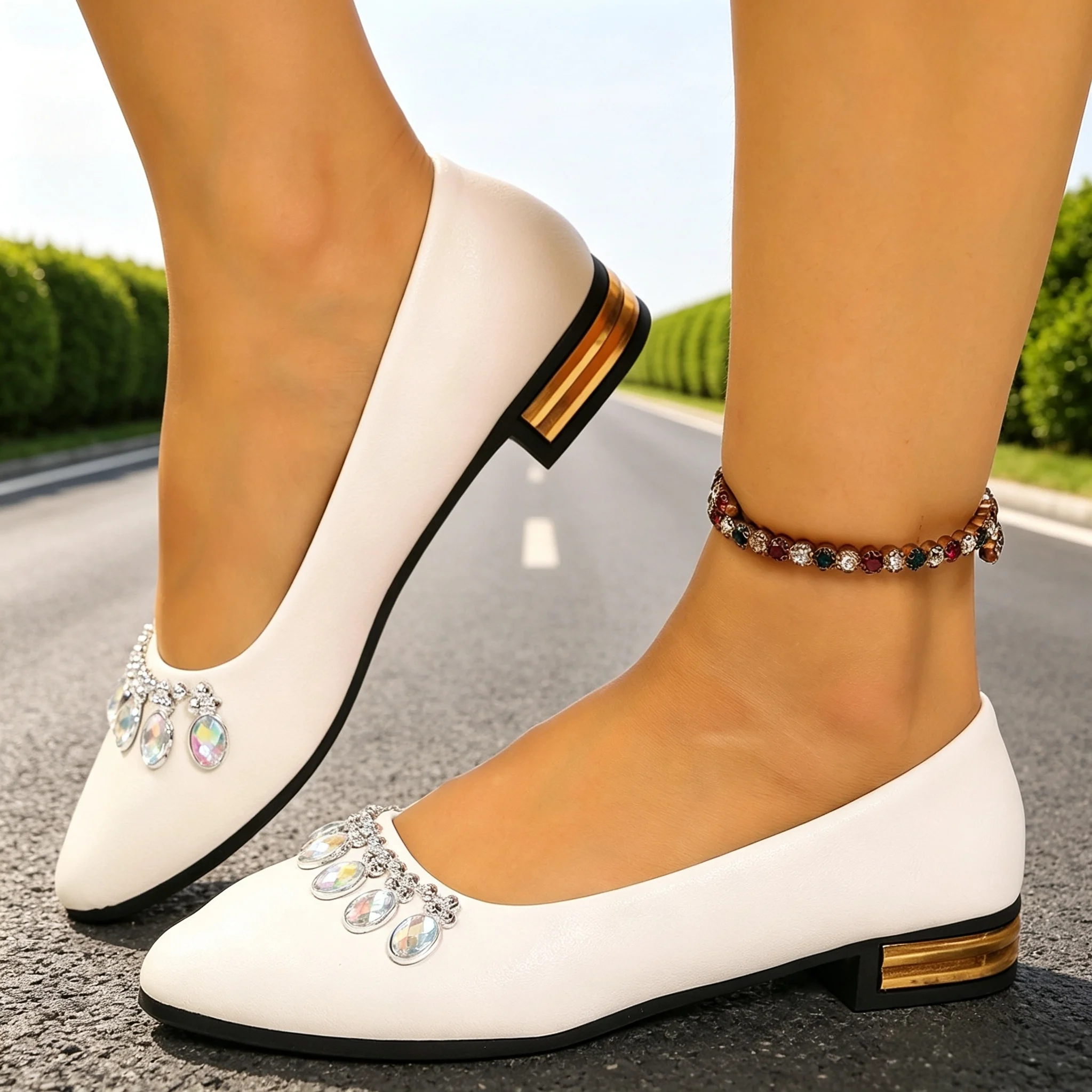 Damen Flache Schuhe mit Spitze – Womens Heels Bewertung und Preis