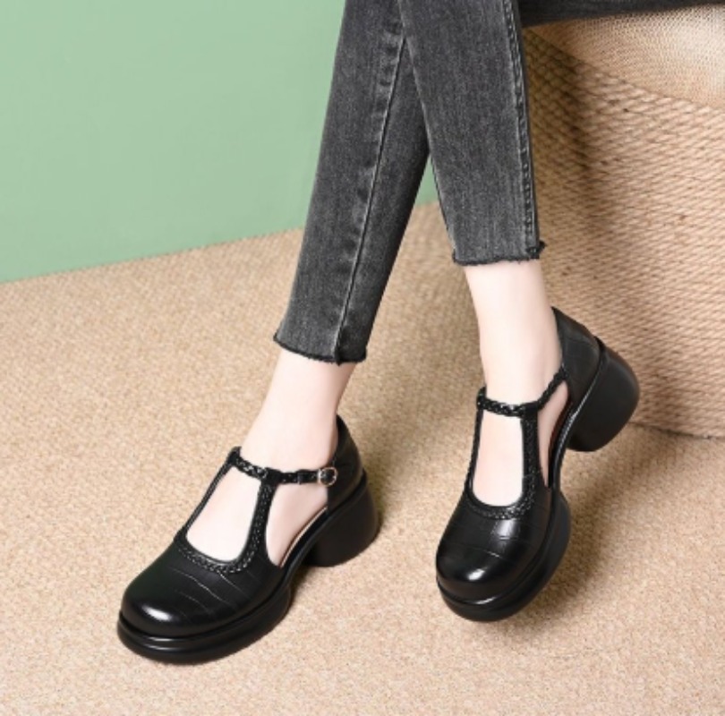 Schwarze Damen-Mary-Jane-Sanda – Womens Heels Bewertung und Preis